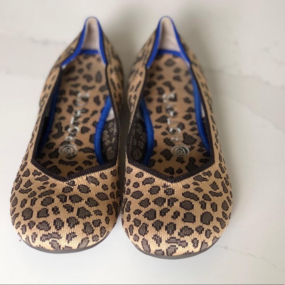 Cheetah Rothy’s the flat